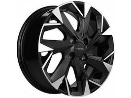 Khomen Wheels KHW1402(Corolla/X-RAY/Logan) 5.5x14 4x100 ET43 60.1 Black-FP